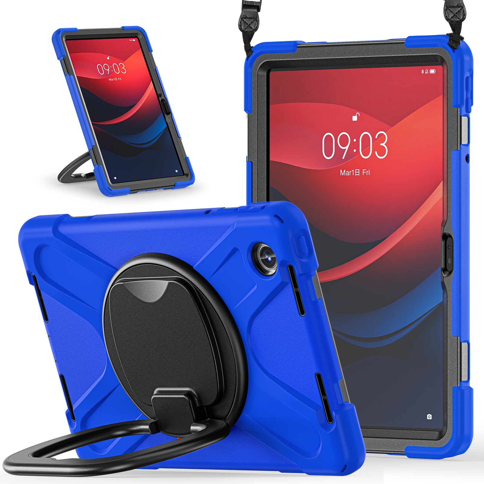 For Lenovo Tab M11 / Xiaoxin Pad 11 2024 TB-330FU 331FC Kickstand Case Tablet Cover with Shoulder Strap For Lenovo Tab M11 / Xiaoxin Pad 11 2024 TB-330FU 331FC Kickstand Case Tablet Cover with Shoulder Strap